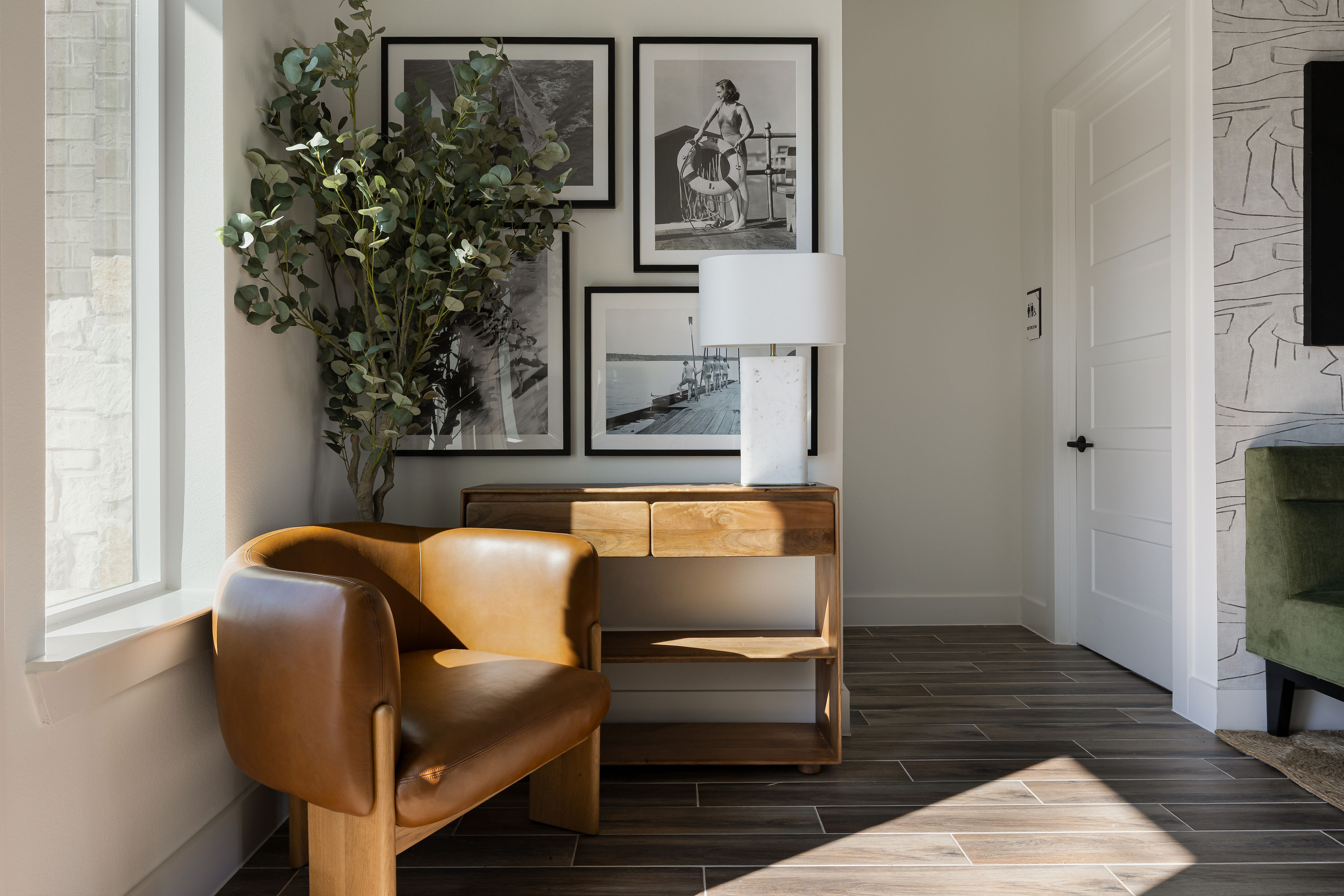Designed hallway interior